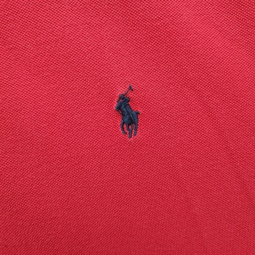 Polo Ralph Lauren 2 Button‎ Short Sleeve Cotton Polo Shirt Men's 4XB Light Red